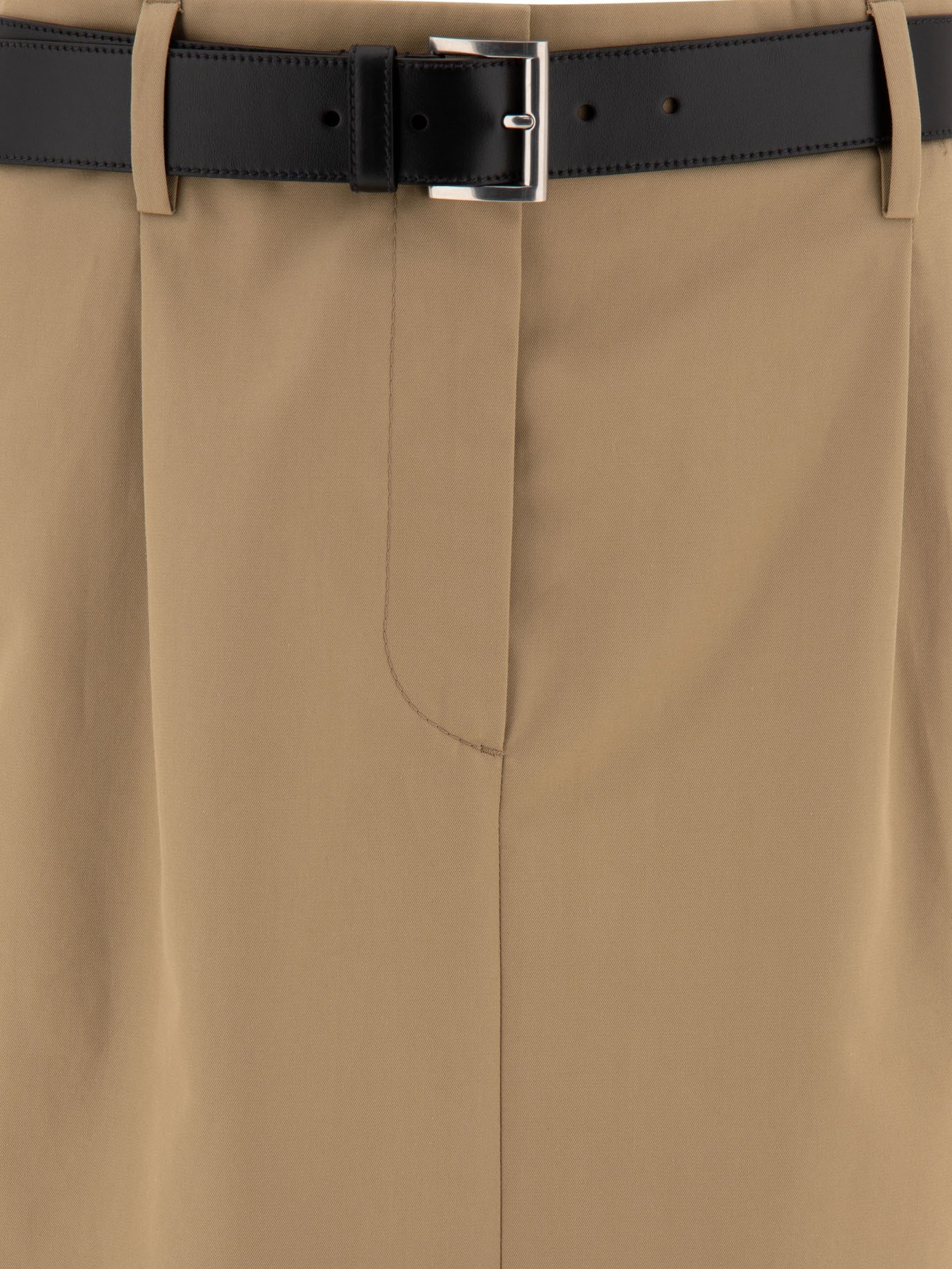 PRADA COTTON TWILL SKIRT