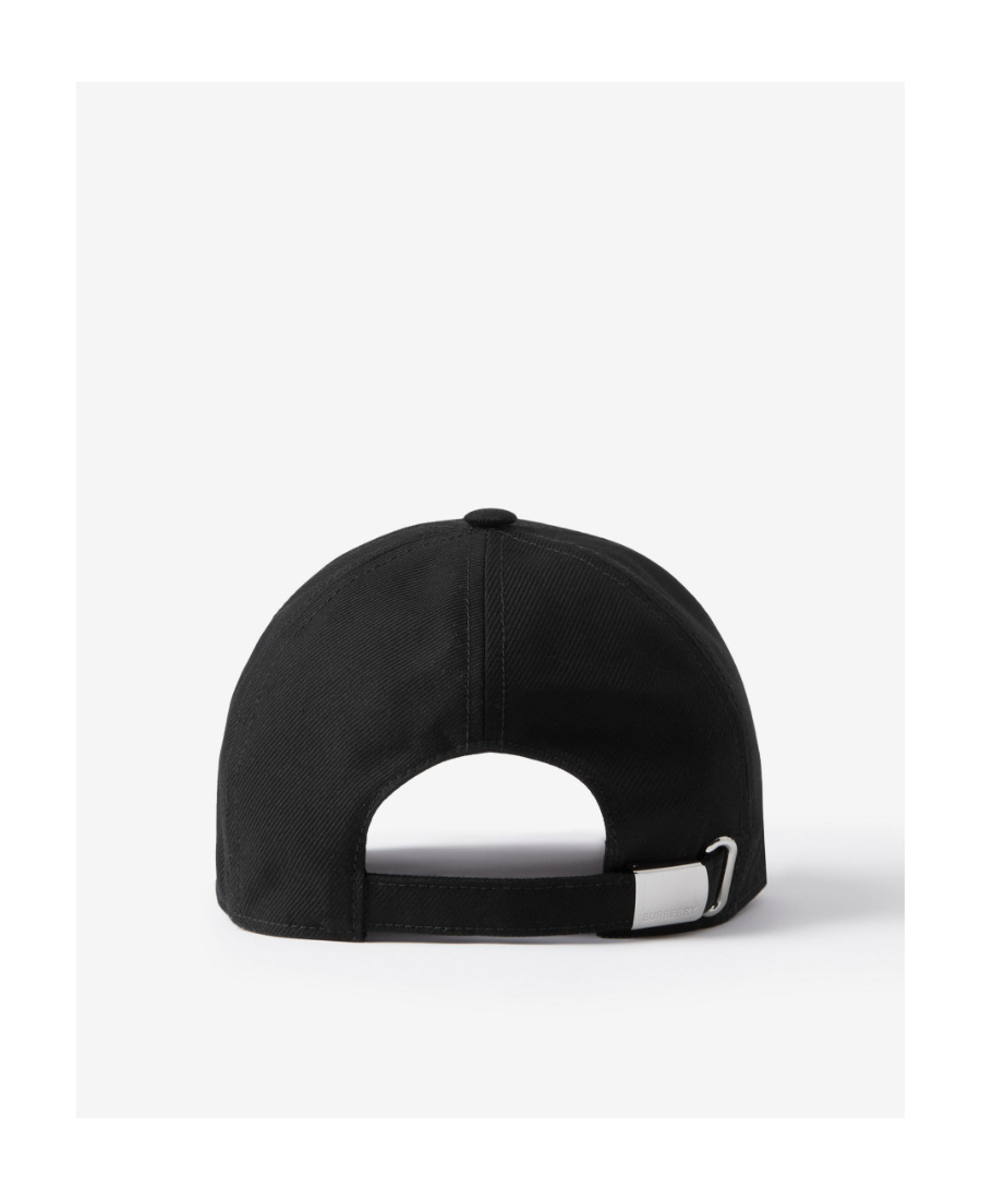 BURBERRY HORSEFERRY EMBROIDERED-LOGO CAP