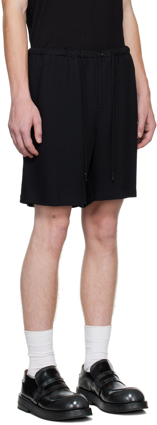 Nili Lotan Drawstring Shorts In Black