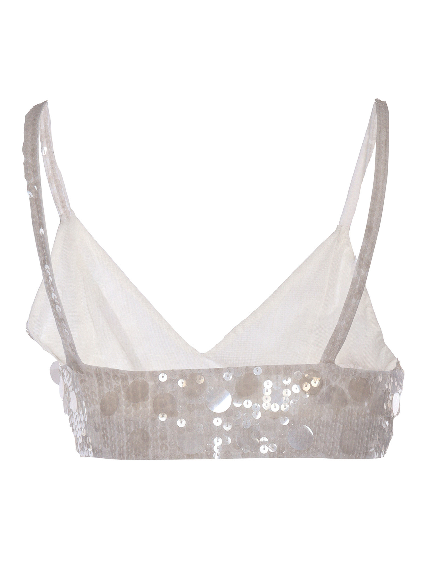 P.a.r.o.s.h Sequined Blouse In White