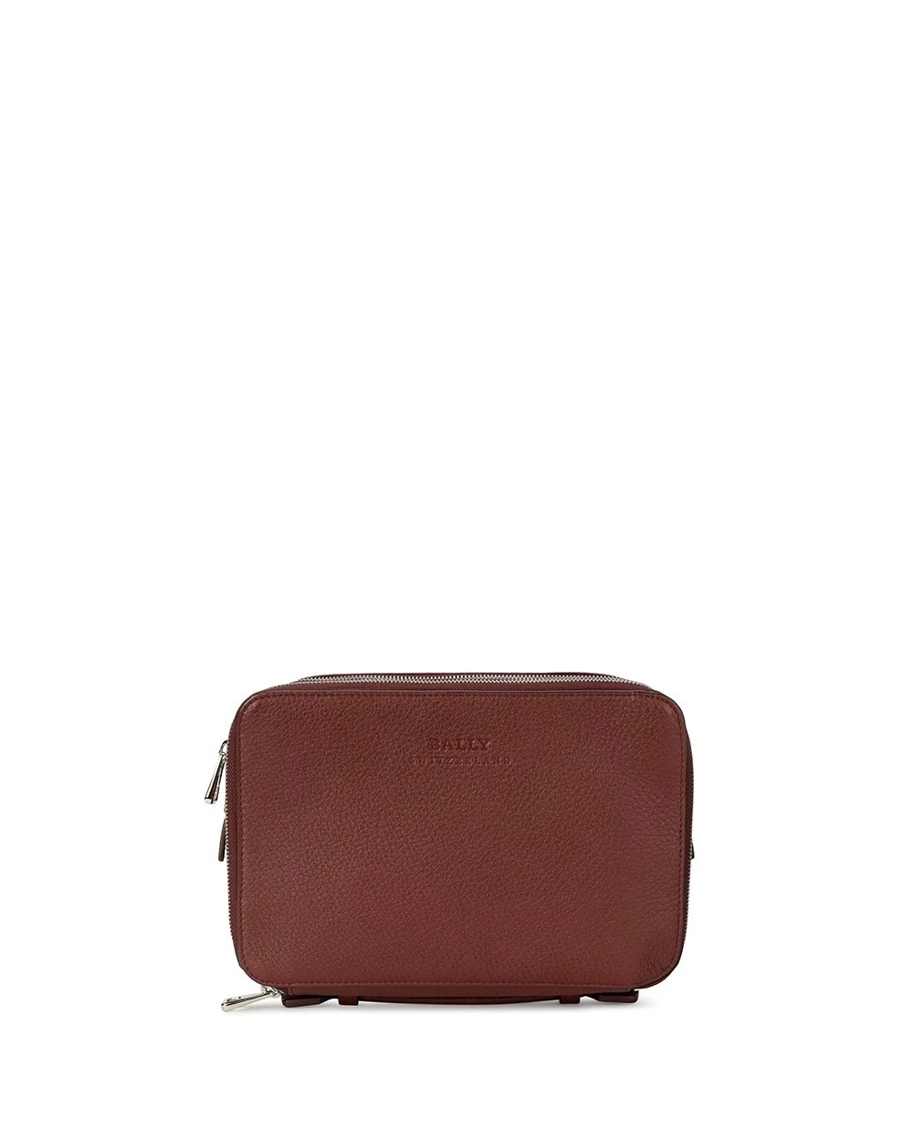 Bally Logo Wallet In Red