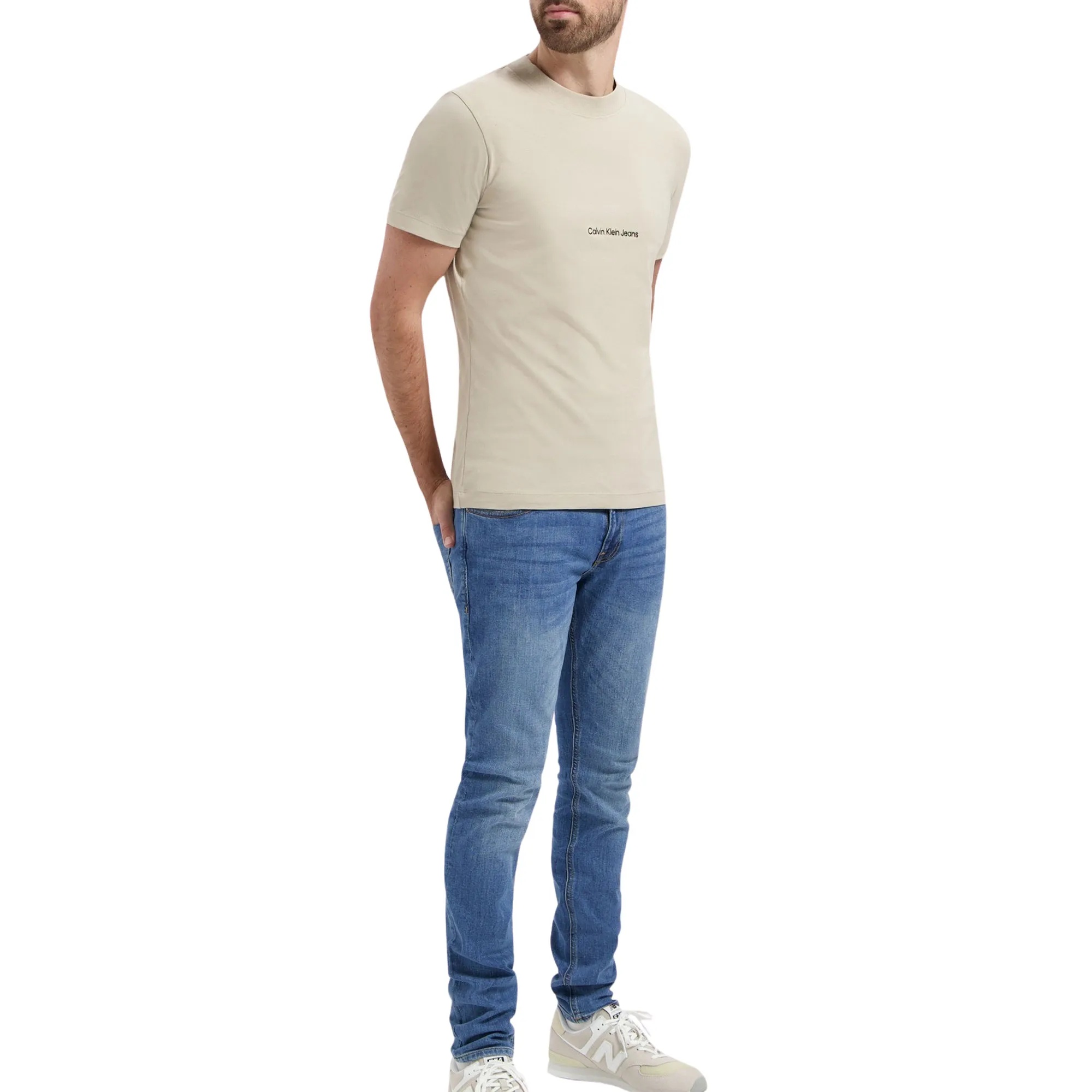 Calvin Klein Jeans Est.1978 Short-sleeved T-shirt In Nude