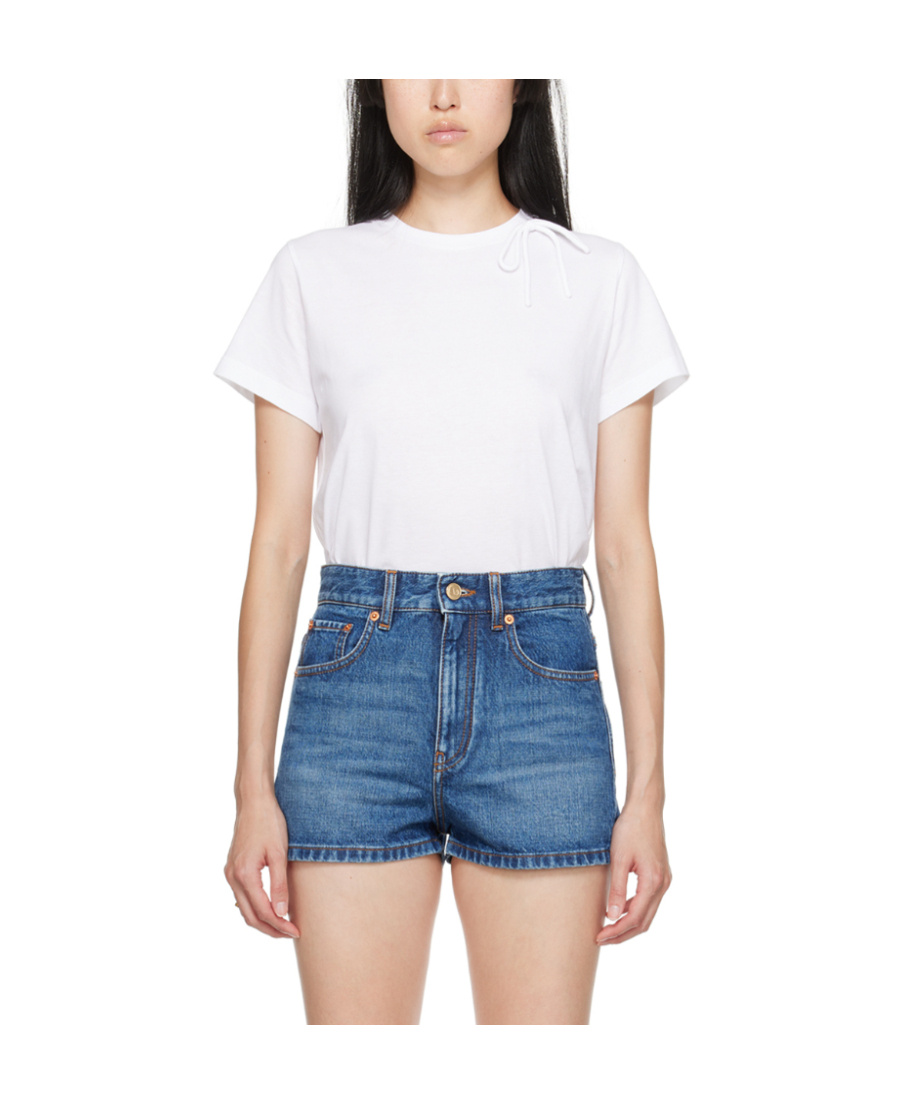 Valentino White Bow T-shirt In White