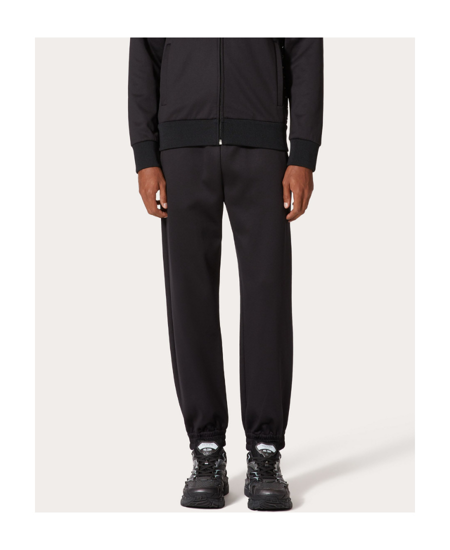 Valentino Untitled Studs Track Pants In Black
