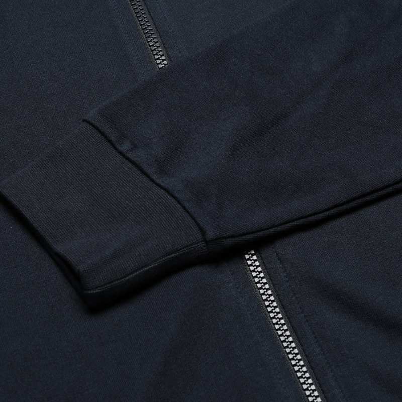 Ea7 Logo-printed Hooded Hoodie In Black