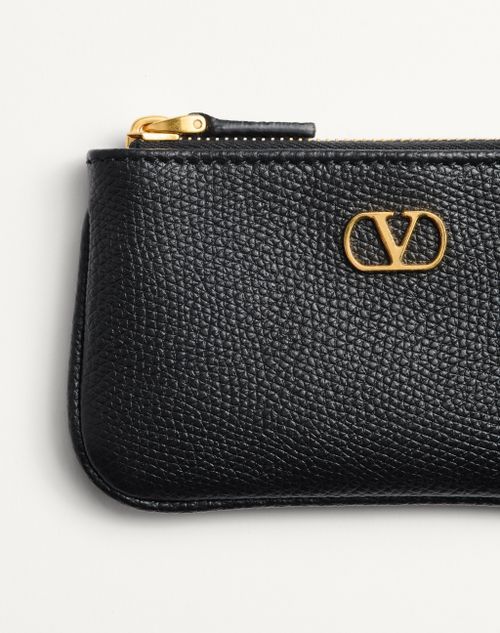 Valentino Garavani Vlogo Key Bag In Black