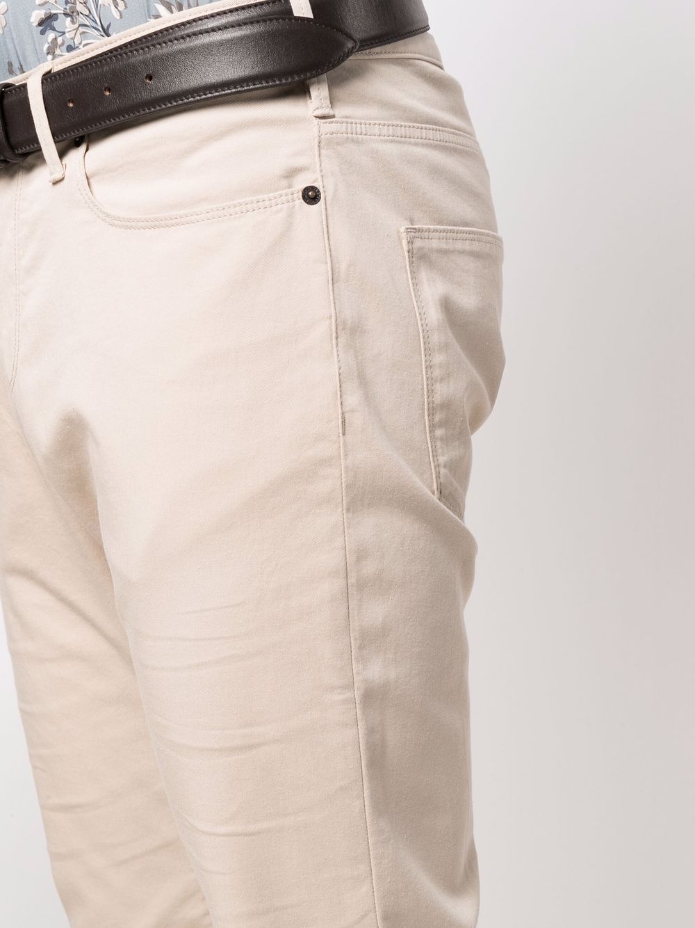 EMPORIO ARMANI STRAIGHT-LEG TROUSERS