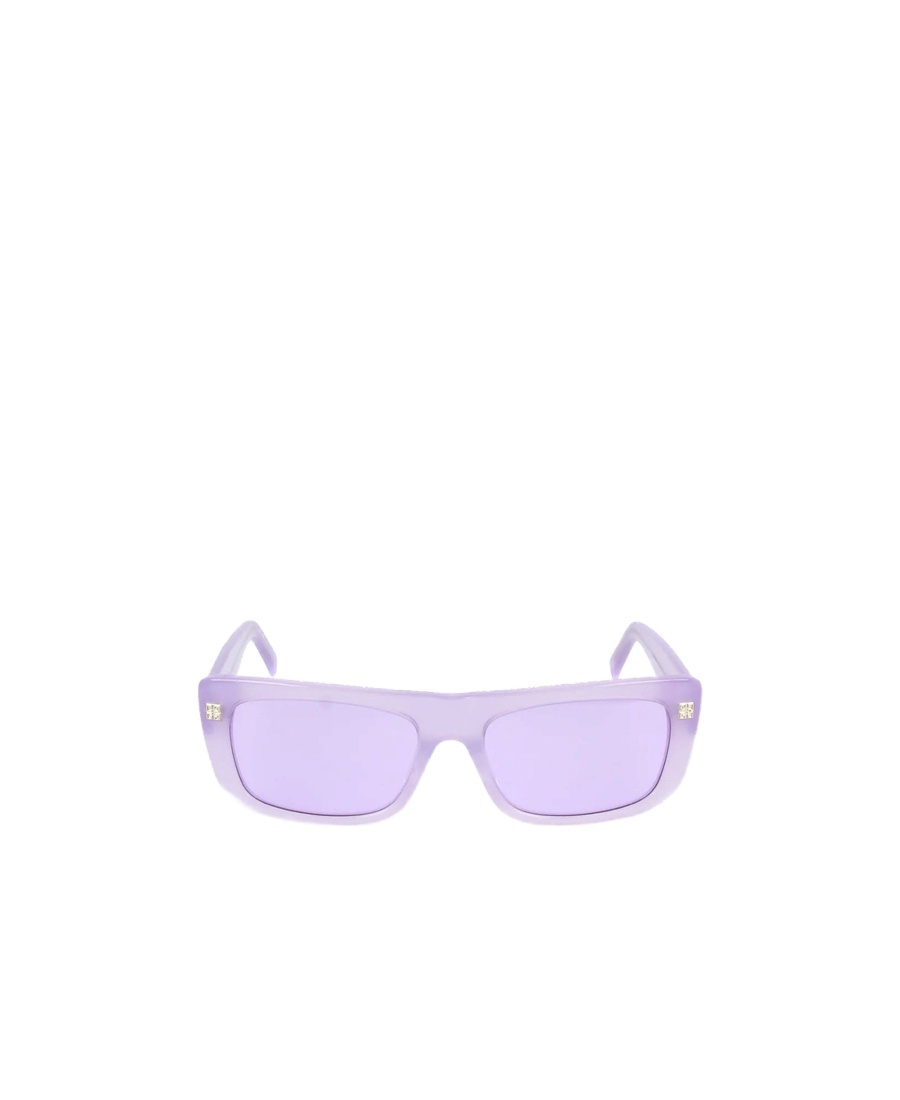 Givenchy Rectangular Frame Sunglasses In Purple