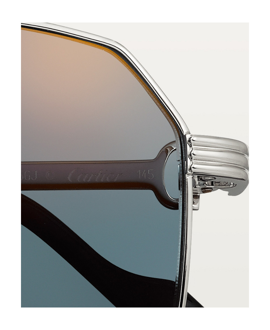 Cartier C De  Sunglasses In Blue