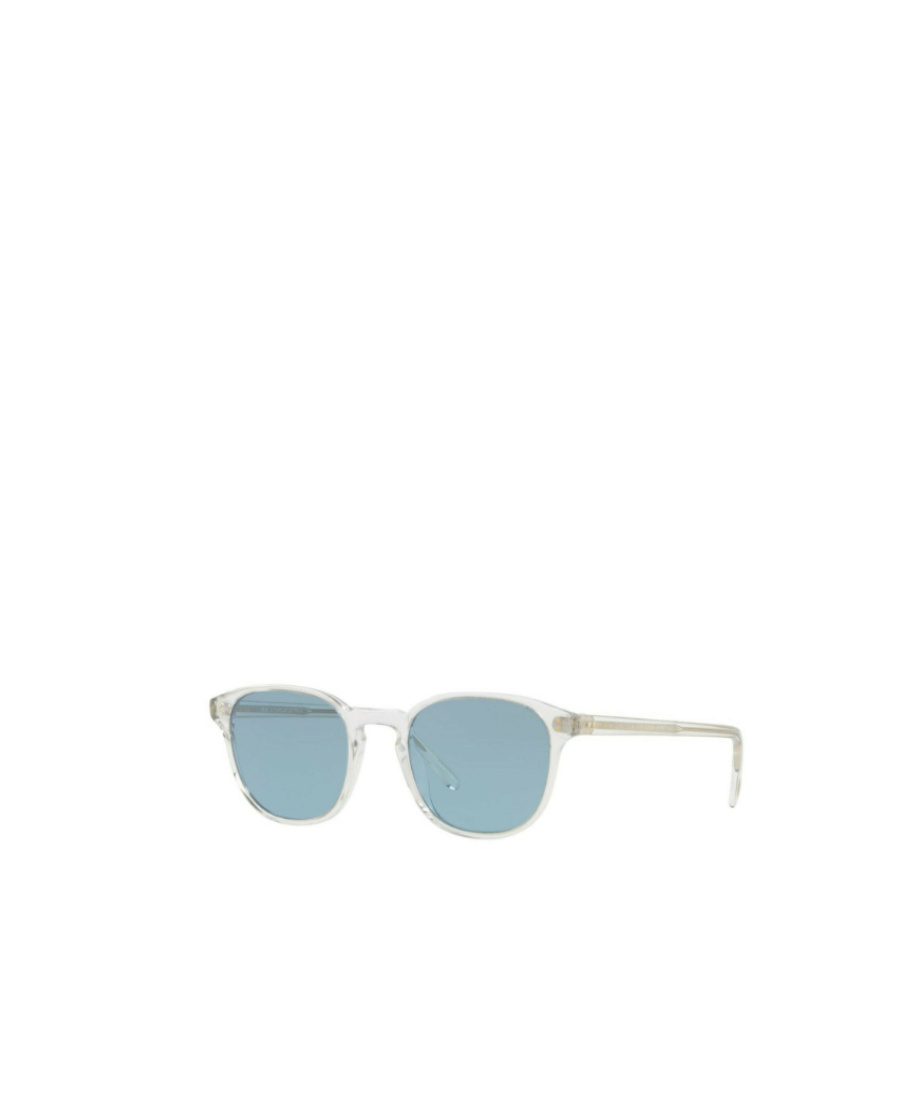 Oliver Peoples Geometrically Framed Sunglasses In Blue