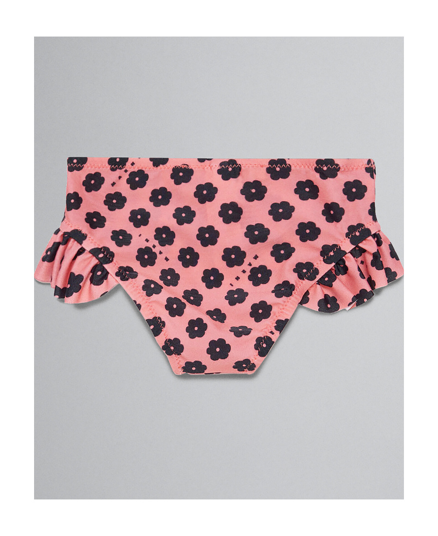 Marni Floral-print Bikini Bottom In Pink