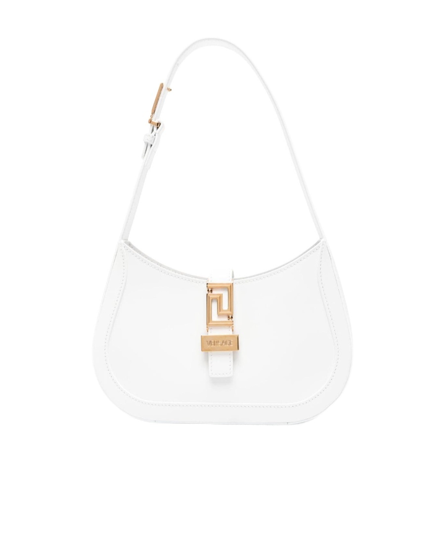 VERSACE VERSACE GRECA GODDESS LOGO PLAQUE SMALL SHOULDER BAG