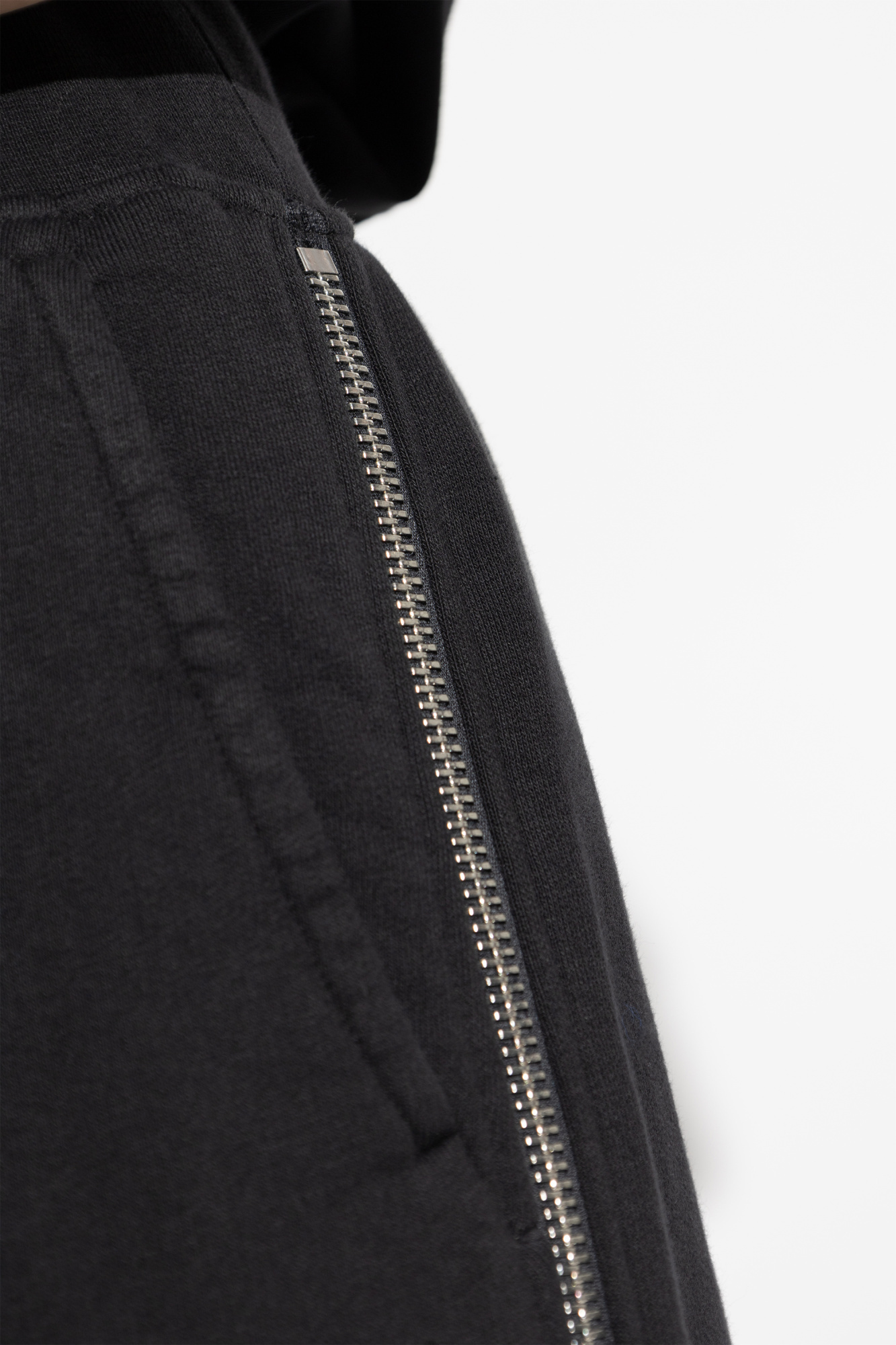 DSQUARED2 SIDE-ZIPPED COTTON PALAZZO PANTS
