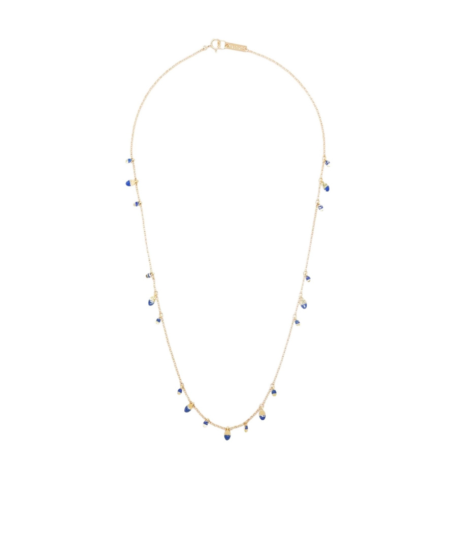 Isabel Marant Chain-link Pendant Necklace In Yellow