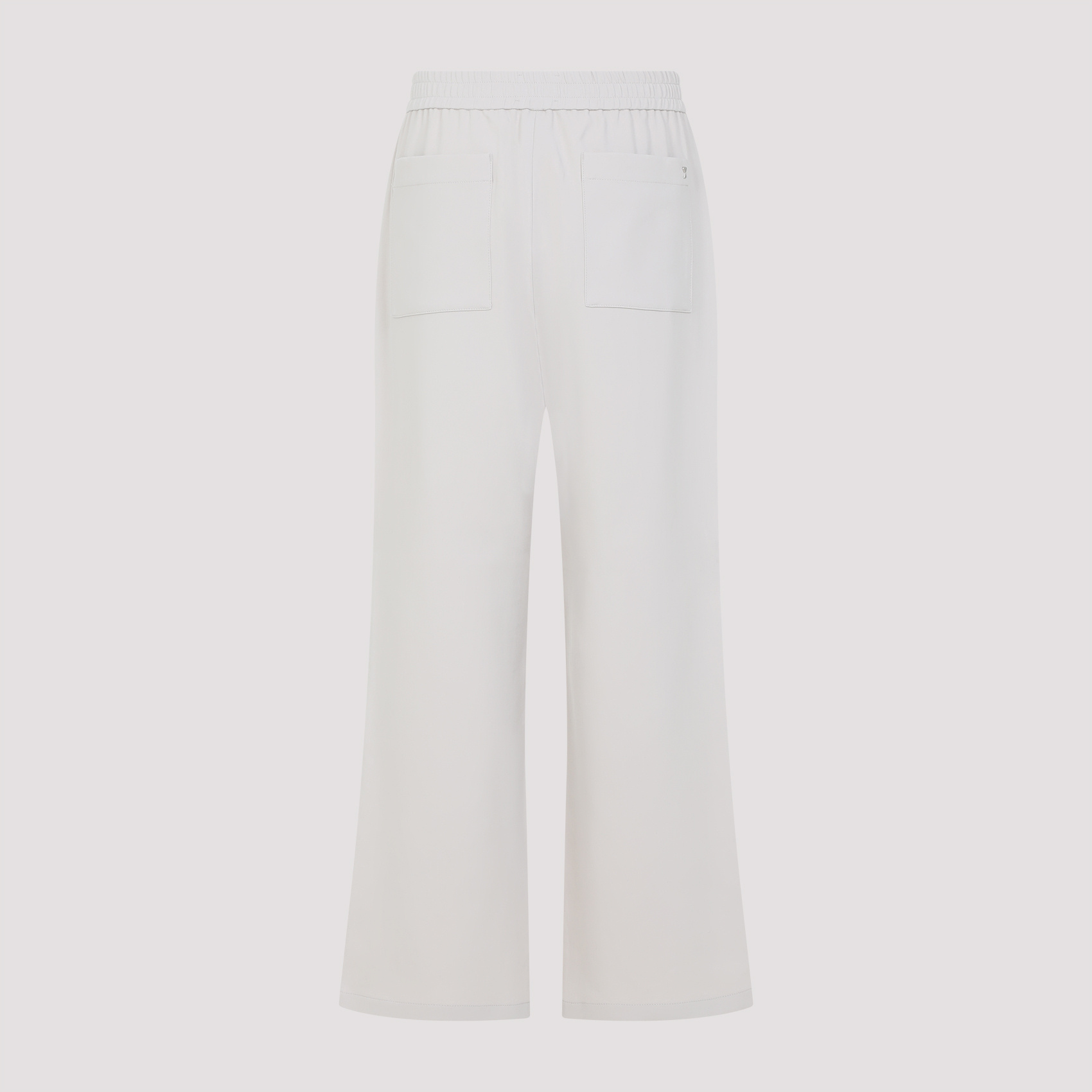 AMI ALEXANDRE MATTIUSSI STRAIGHT ELASTICATED TROUSERS