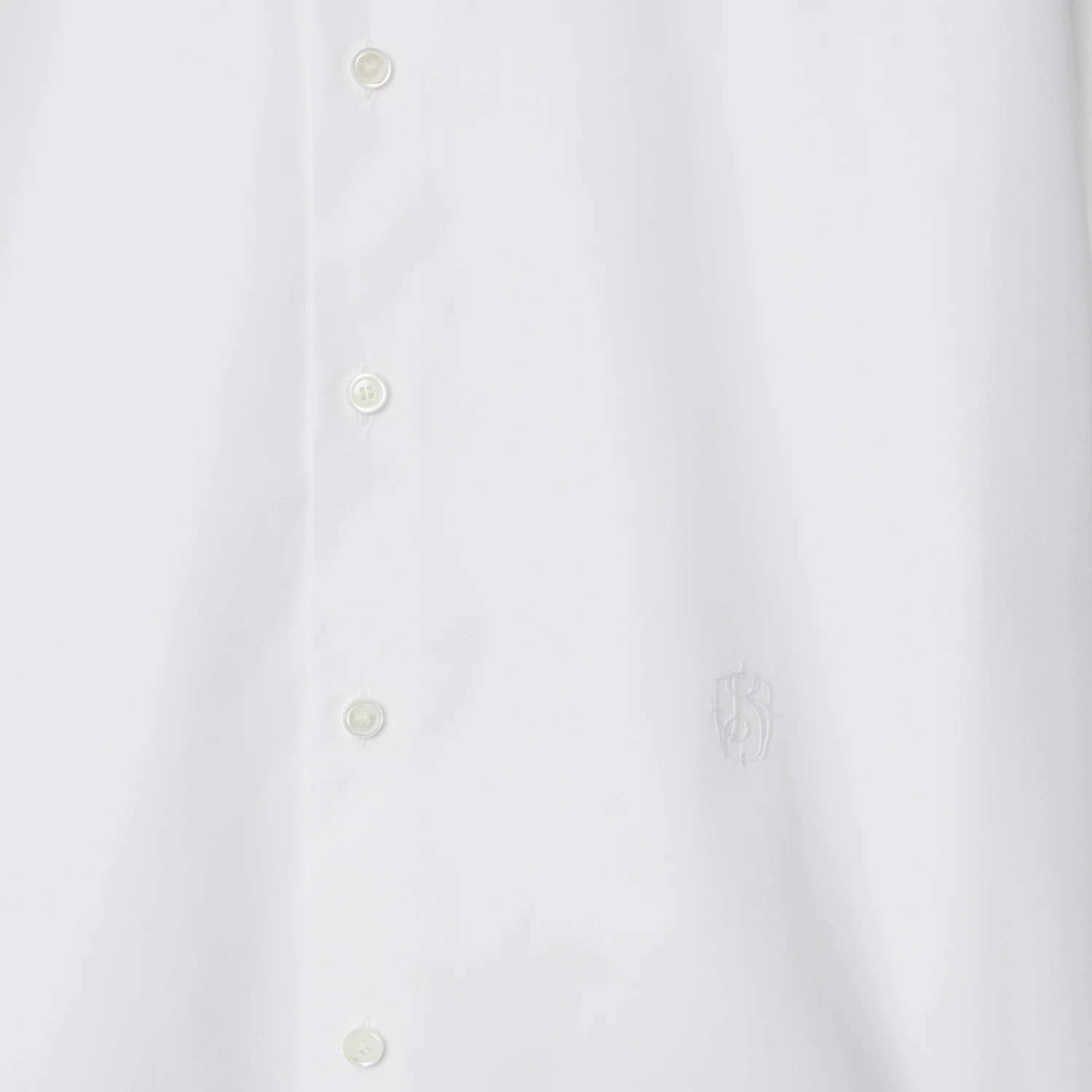 Burberry Cotton Shirt In White