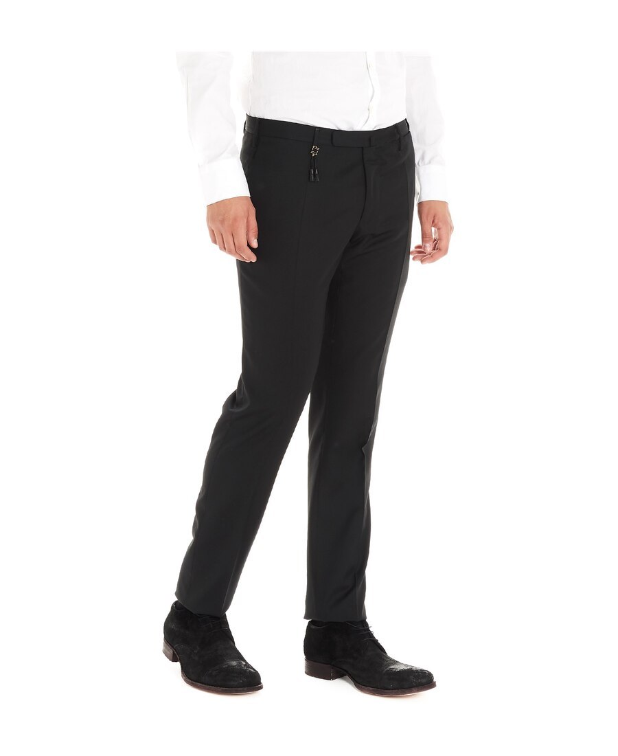 Incotex Straight Leg Trousers In Black