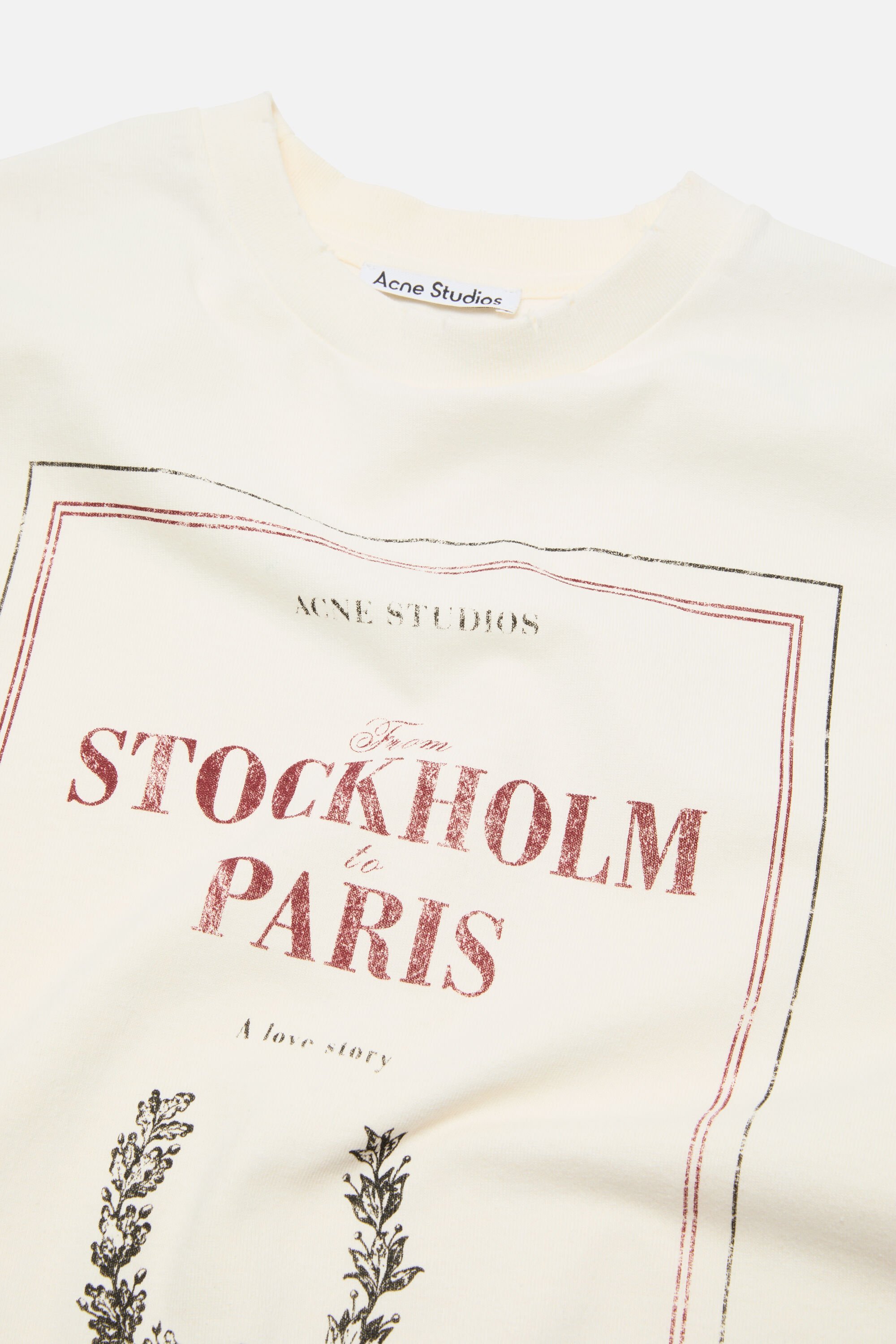 Acne Studios Graphic Print Long-sleeved Layered T-shirt