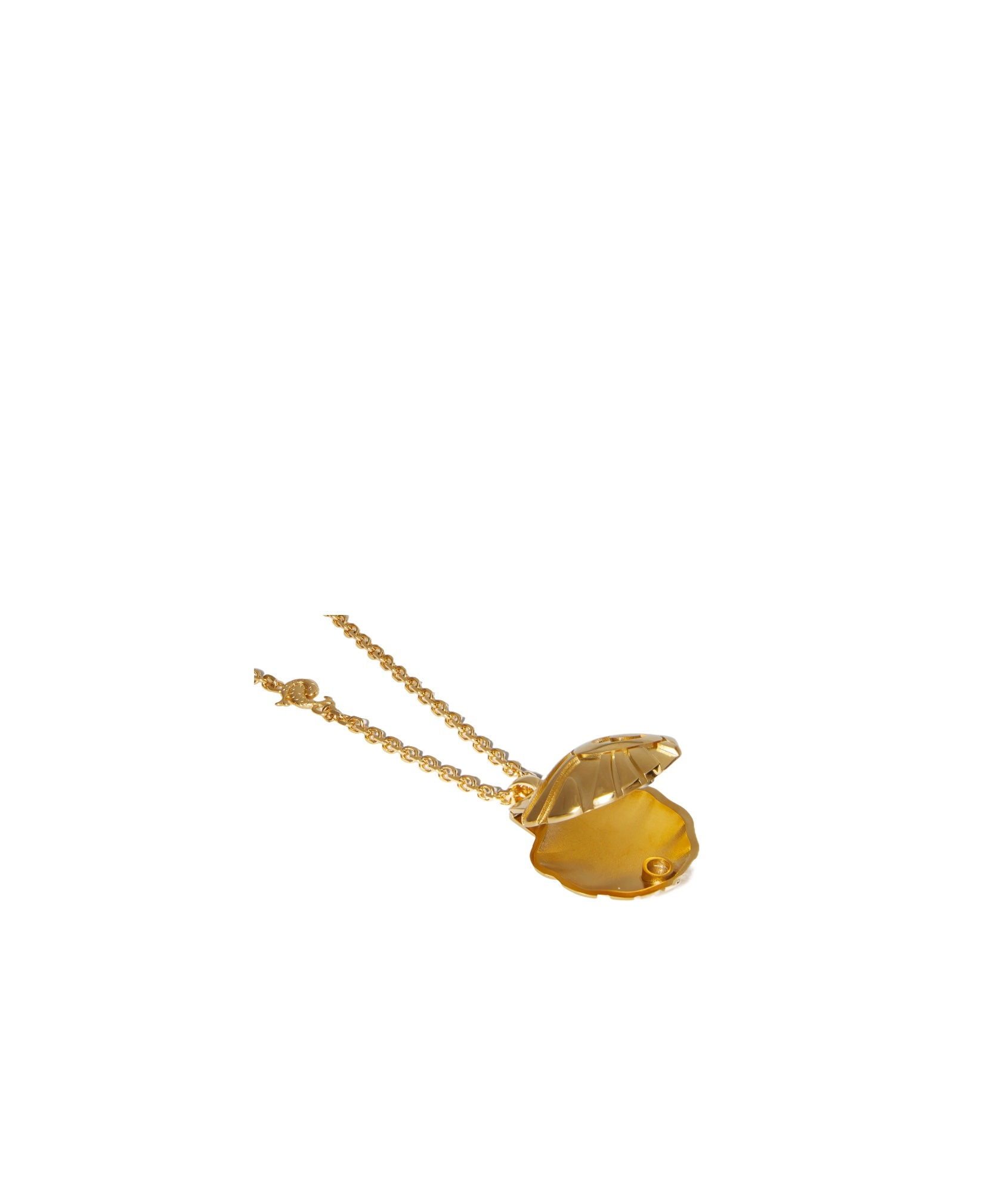 Pucci Shell Sautoir Necklace In Gold