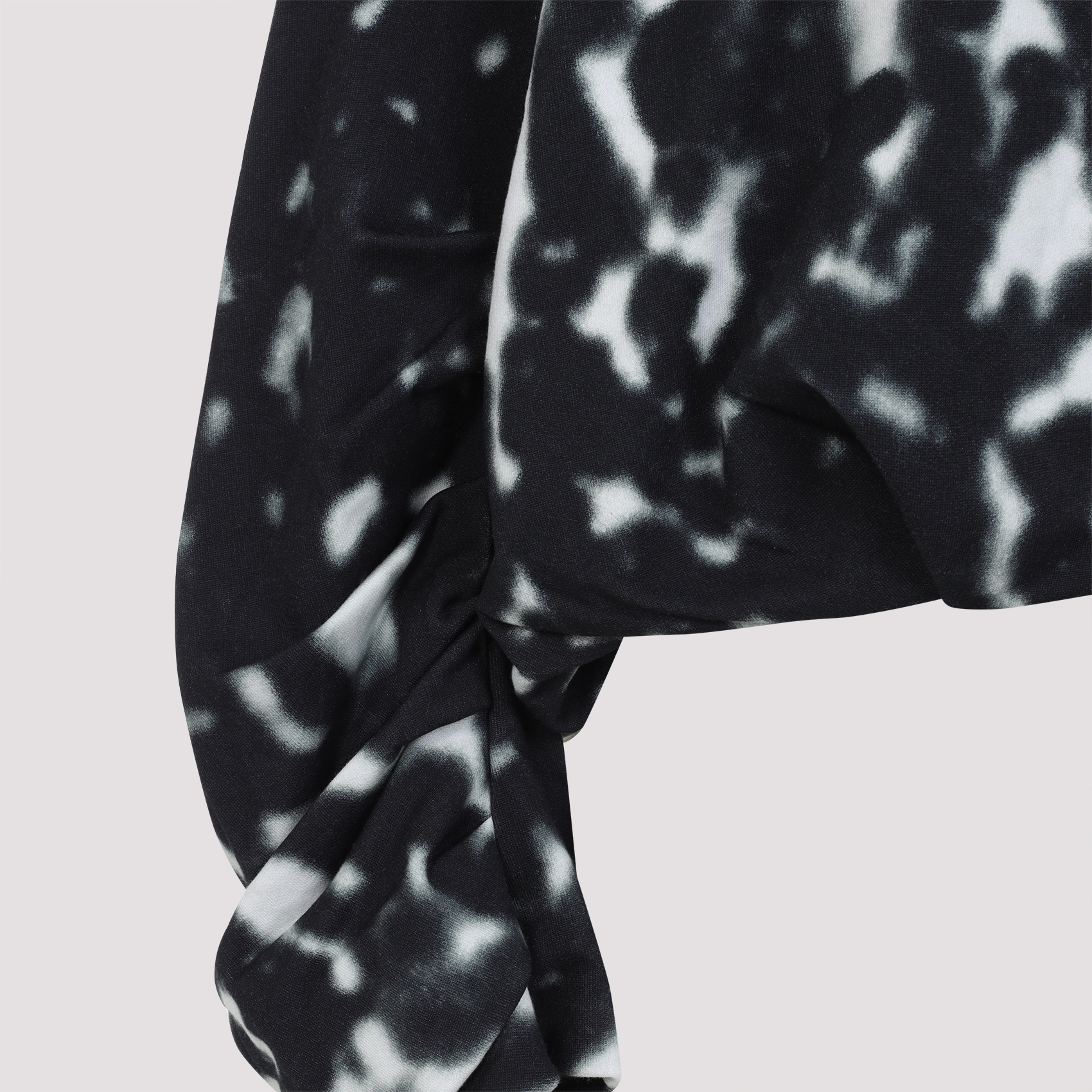 Shop Dries Van Noten Draped Sweatshirt In Black