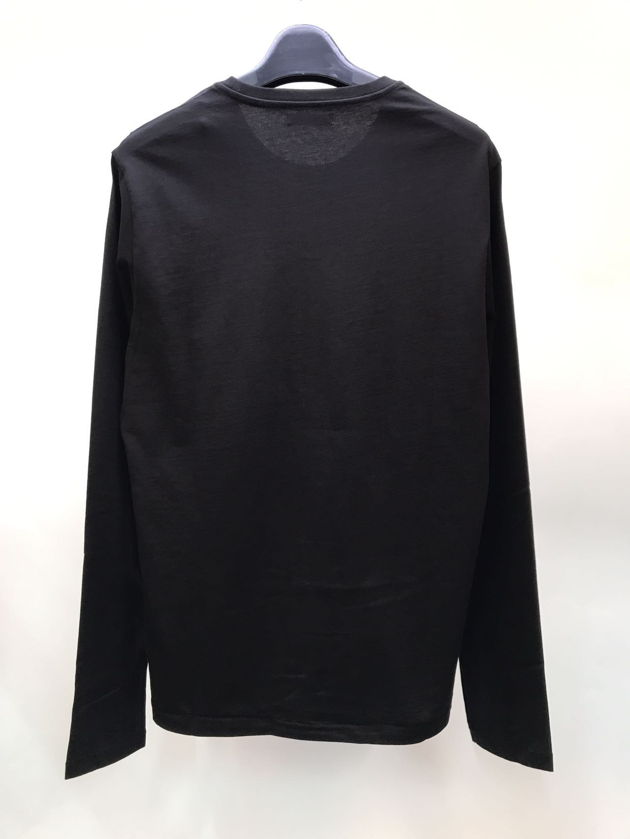 Iceberg Logo Details Long-sleeved T-shirt In Black