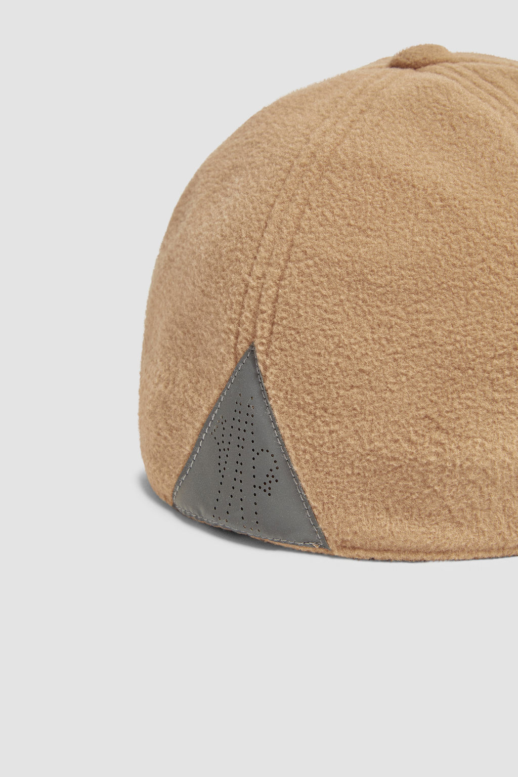 Moncler Grenoble Branded Cotton Baseball Cap In Nude