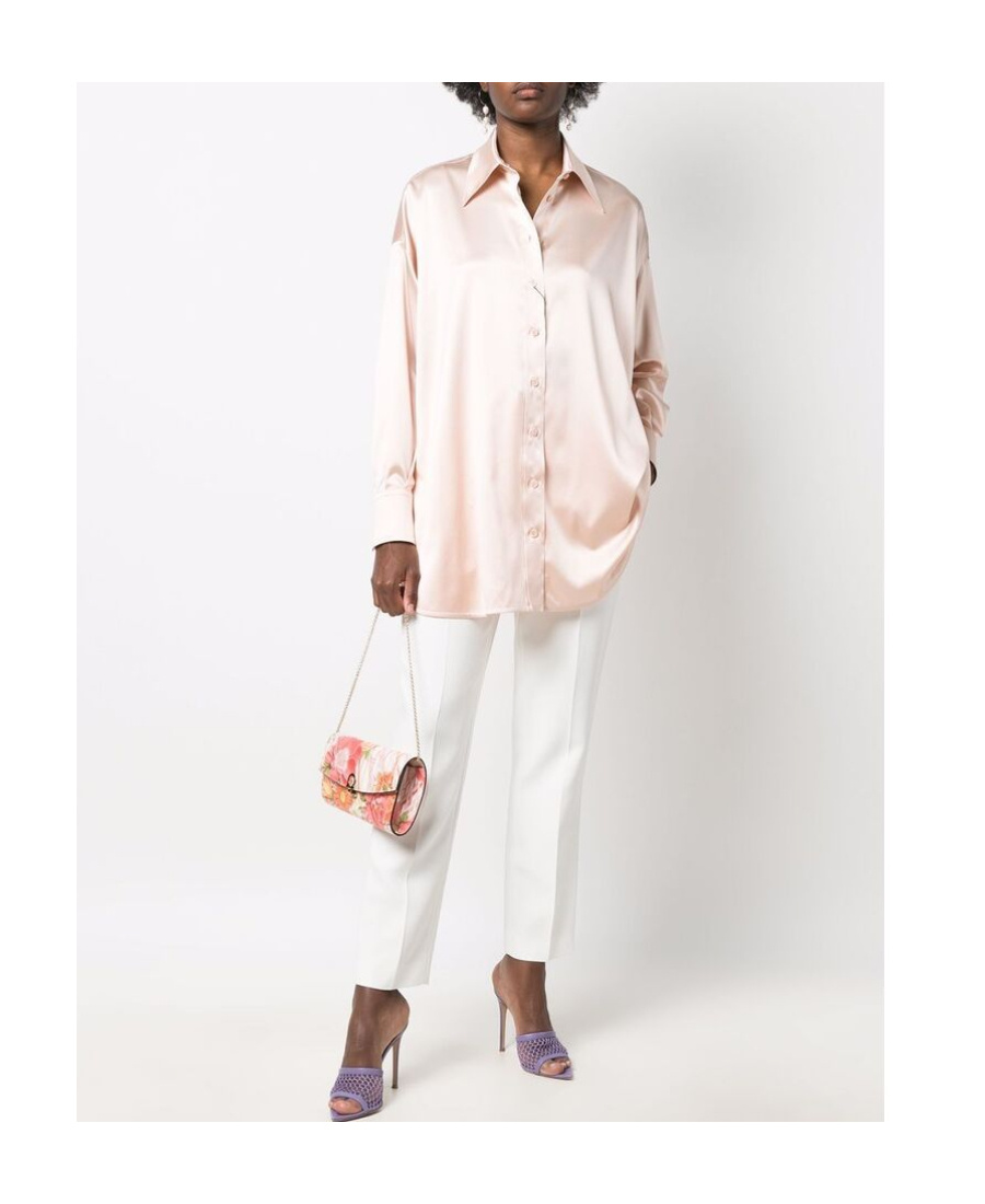 Ermanno Scervino Tailored High-waist Trousers With Subtle Pleats In White