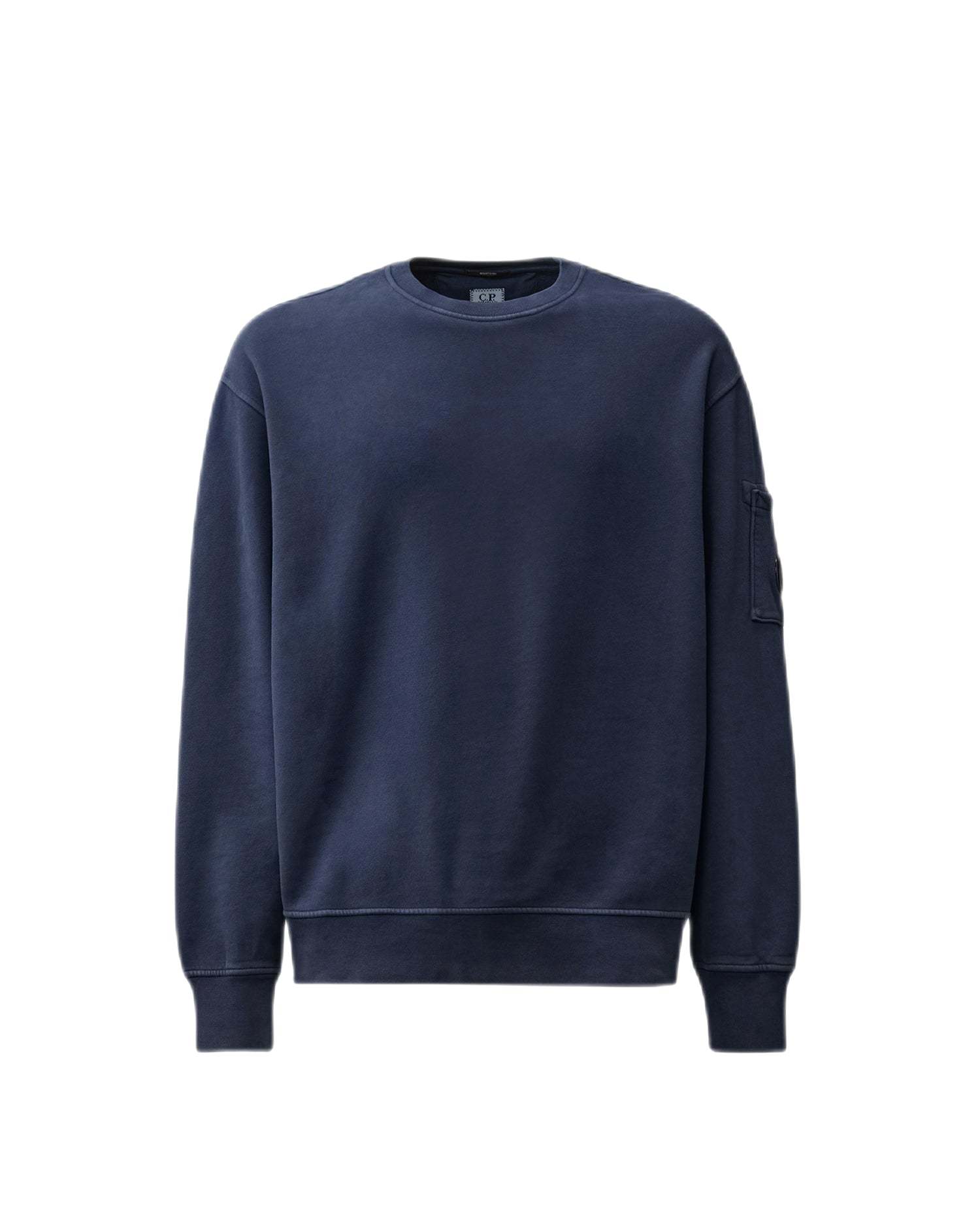 C.p. Company Logo Sweater In Black