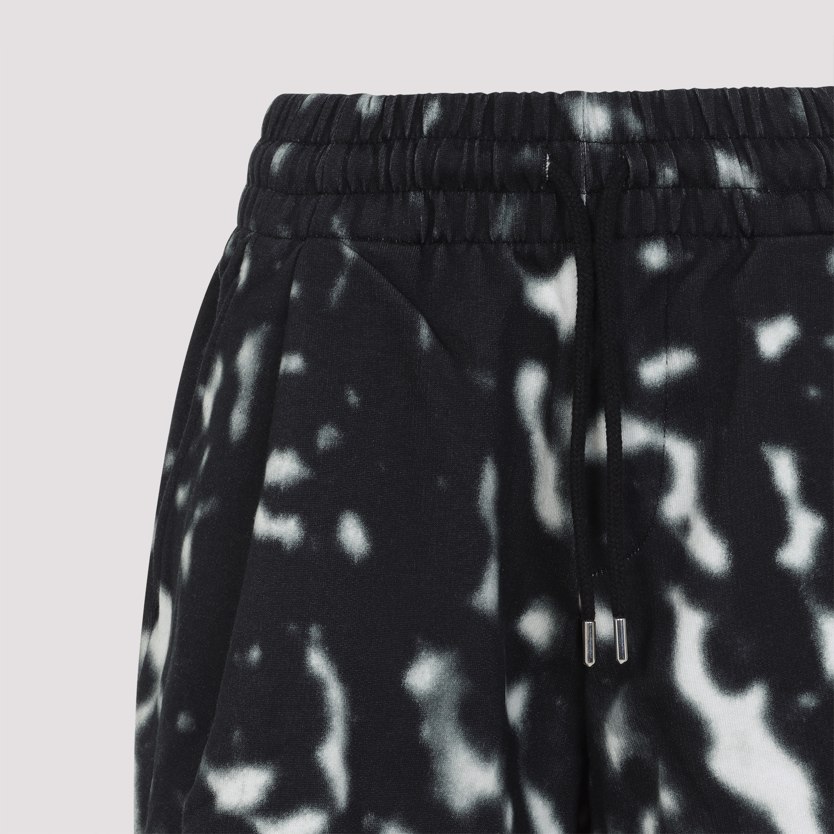 Shop Dries Van Noten Printed Cotton Shorts In Black