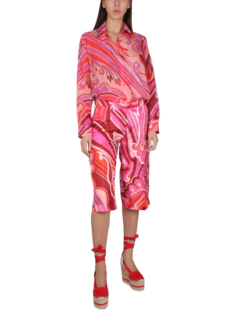 ETRO ALL-OVER GRAPHIC-PRINT SHORTS