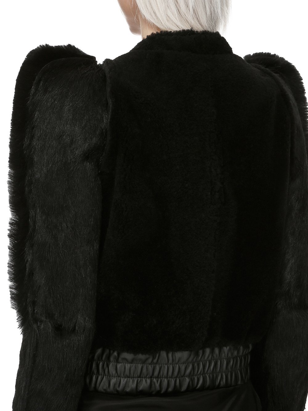 Rick Owens Zipper Leather Jacket In Black