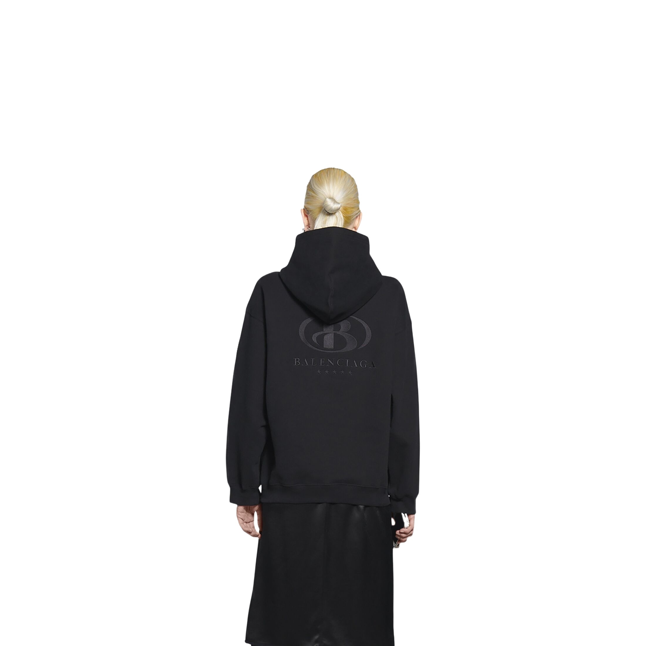 Balenciaga Spa Logo-embroidered Oversized Hoodie