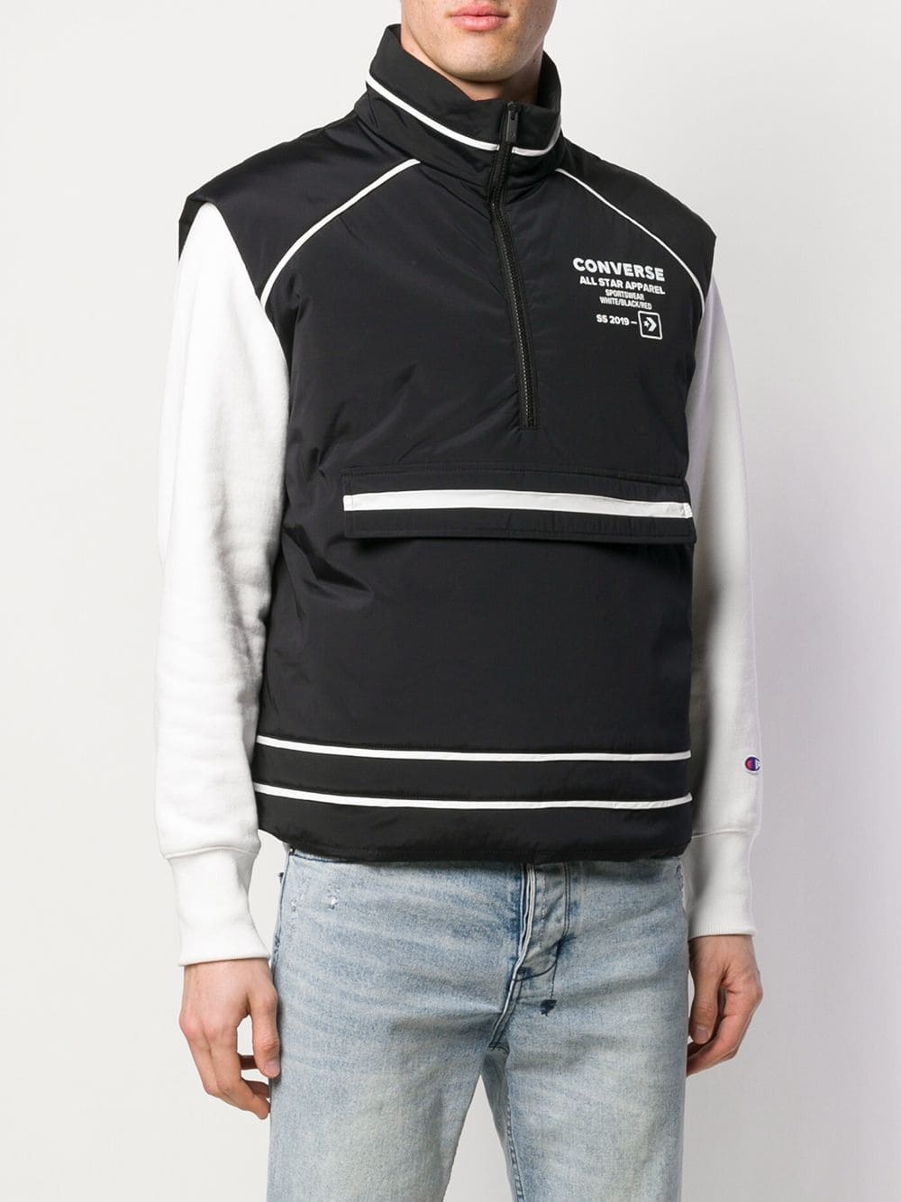 Converse All Star Apparel Vest In Black