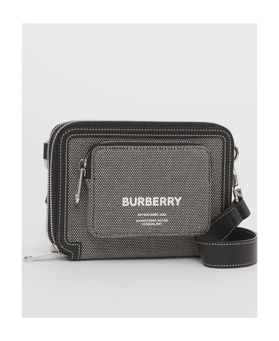Burberry Printed Crossbody Bag In Black