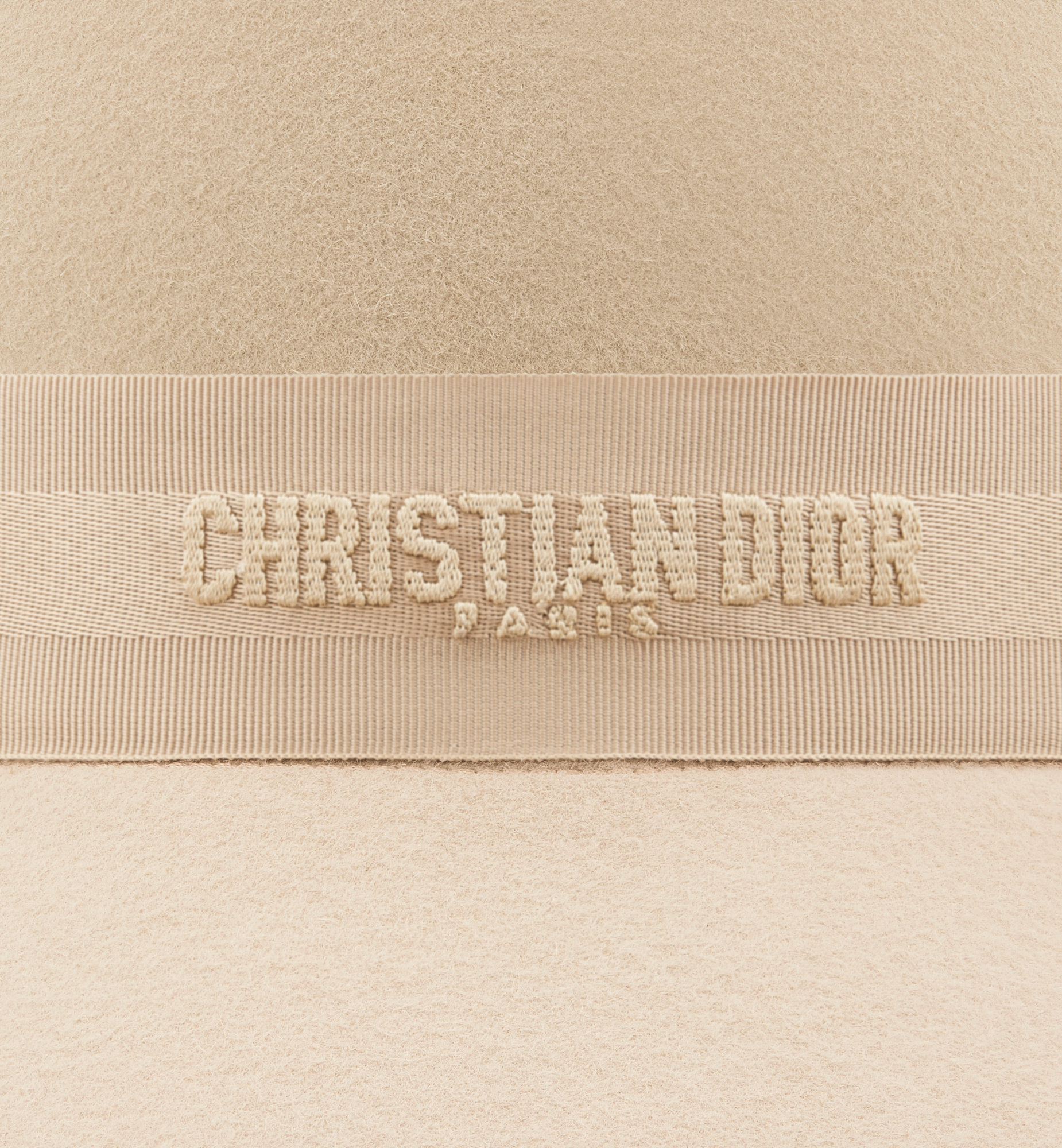 Dior D-bobby Big Corned Hat In Nude