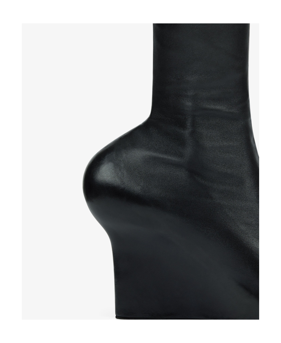 Givenchy Nappa Leather Ankle Boots With 8 Cm Wedge Height In Black