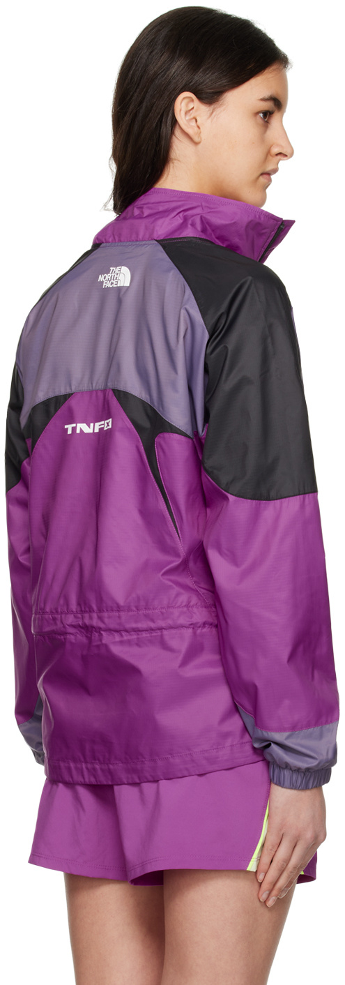 The North Face Tnf X Color-block Windwall Ripstop Jacket In Purple