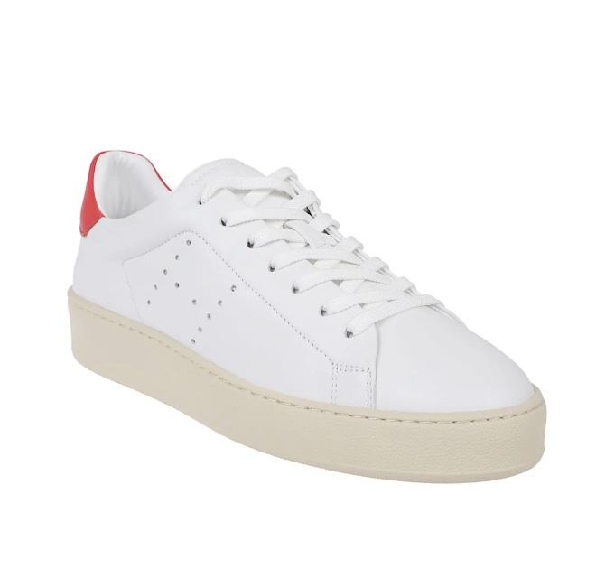 Hogan Low Top Lace-up Sneakers In White