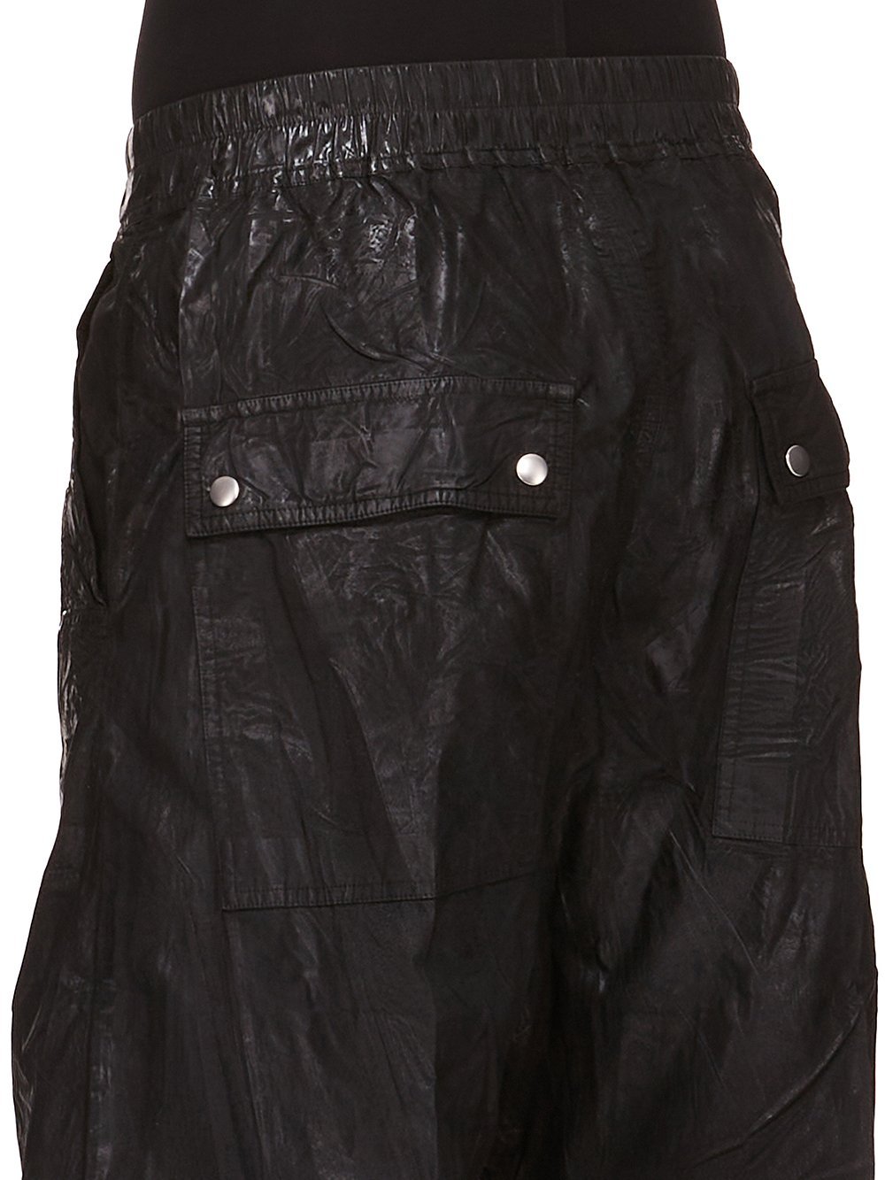 Rick Owens Drkshdw Drawstring Elastic Waist Casual Pants In Black