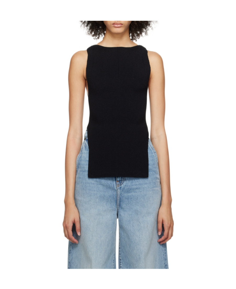 KHAITE KHAITE CREWNECK SLEEVELESS TANK TOP