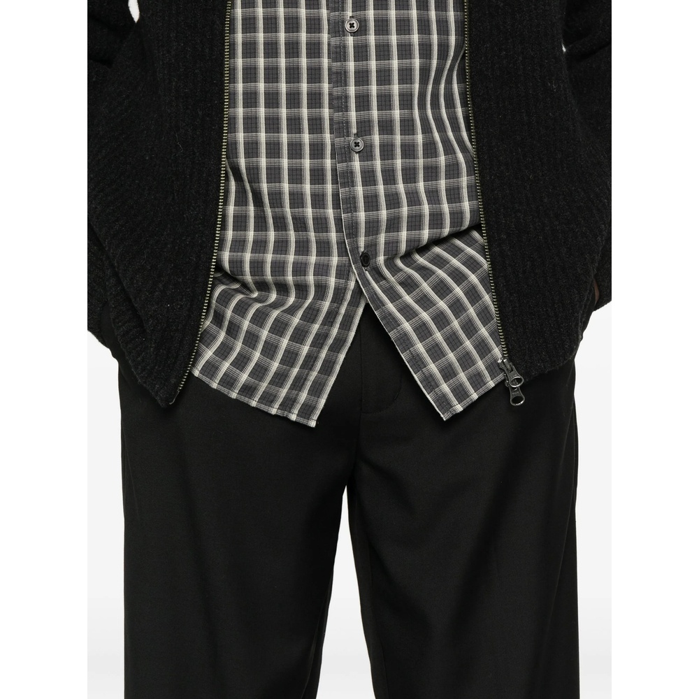 Samsoe & Samsoe Straight-leg Tailored Trousers In Black