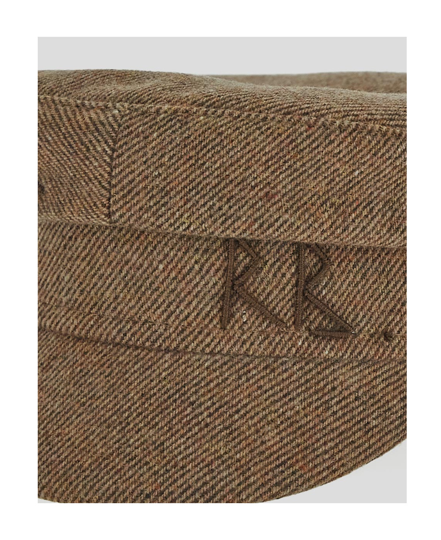 Ruslan Baginskiy Embroidered-logo Baker Hat In Brown