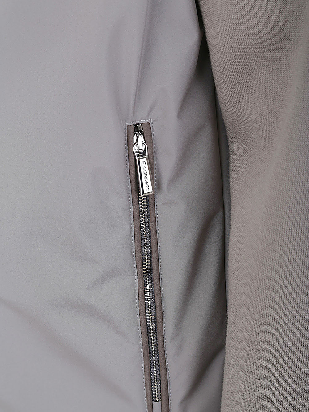 Moorer Dove Grey Polyester Evan Down Jacket In Gray