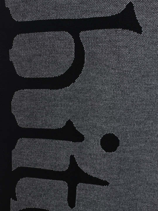 Off-white Logo Scarf In Black