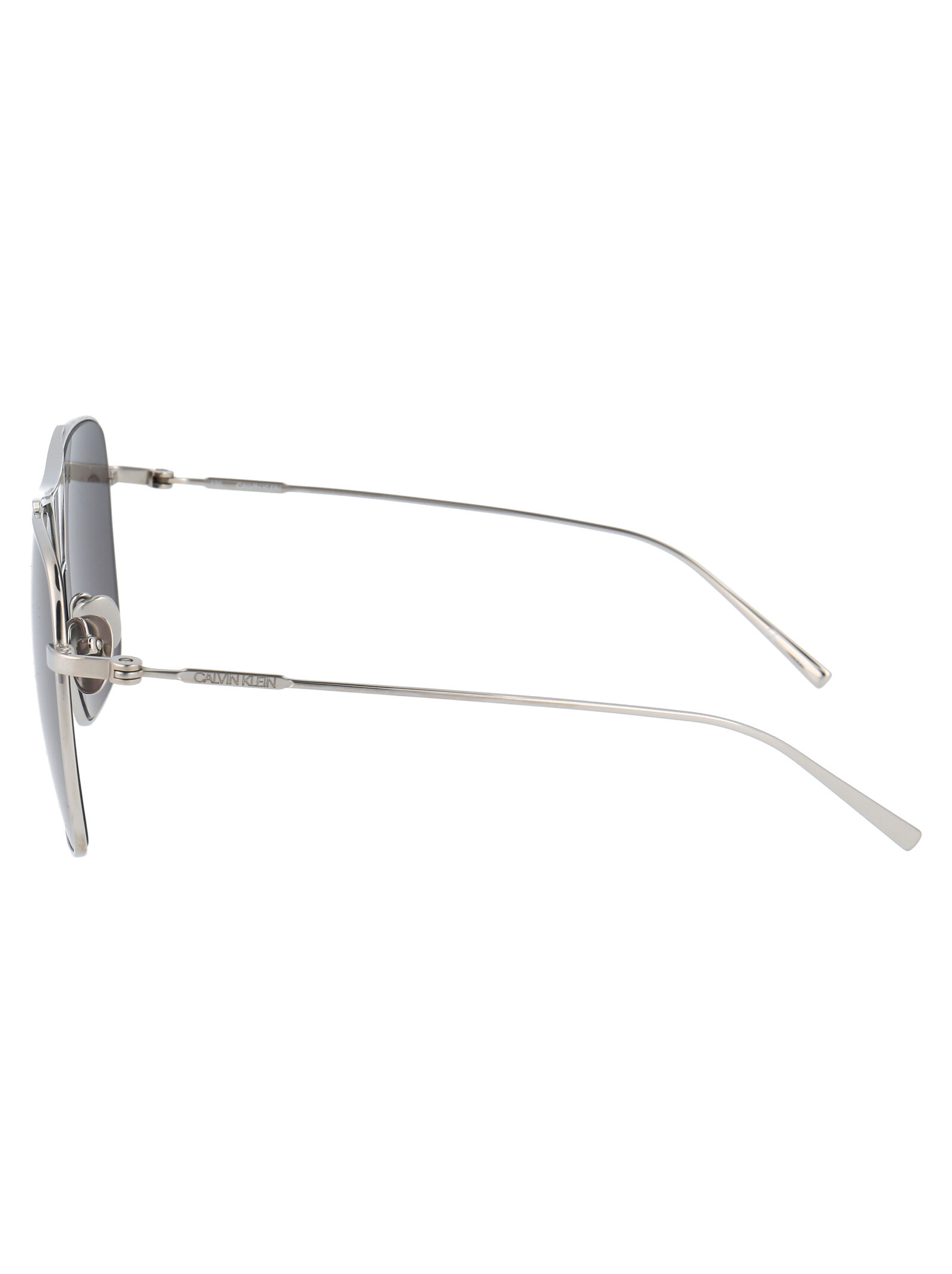 Calvin Klein Logo Sunglasses In Black