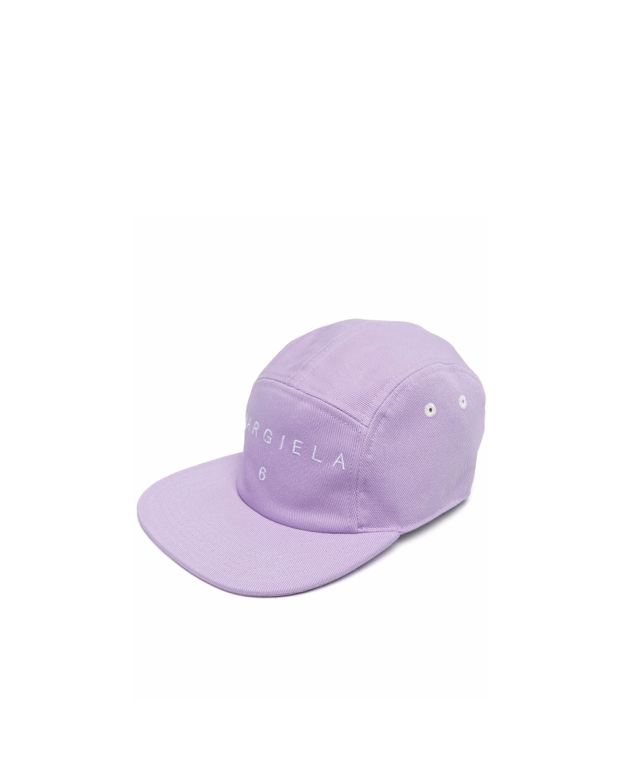 MM6 MAISON MARGIELA LOGO-EMBROIDERED COTTON TRUCKER CAP 