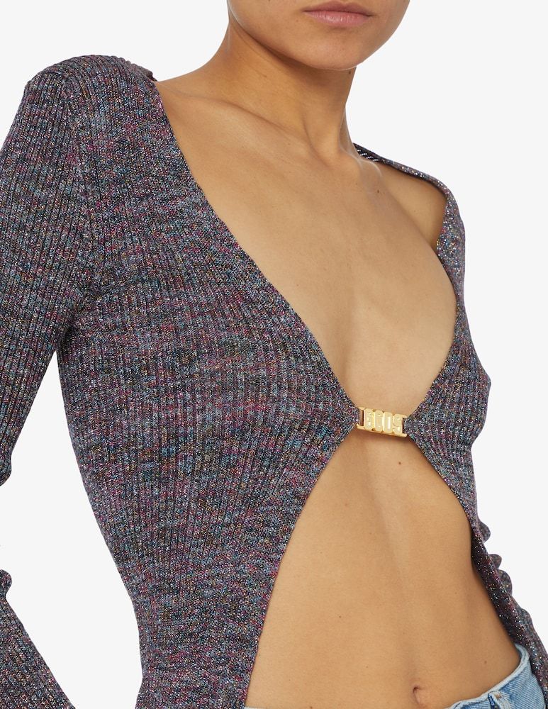 Gcds Long-sleeved Sweater In Multicolor
