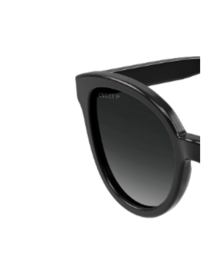 Gucci Logo-plaque Cat-eye Sunglasses In Black