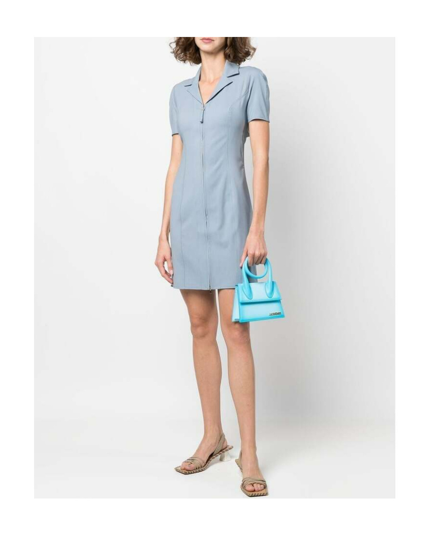 Jacquemus Tangelo Mini Tennis Dress In Blue