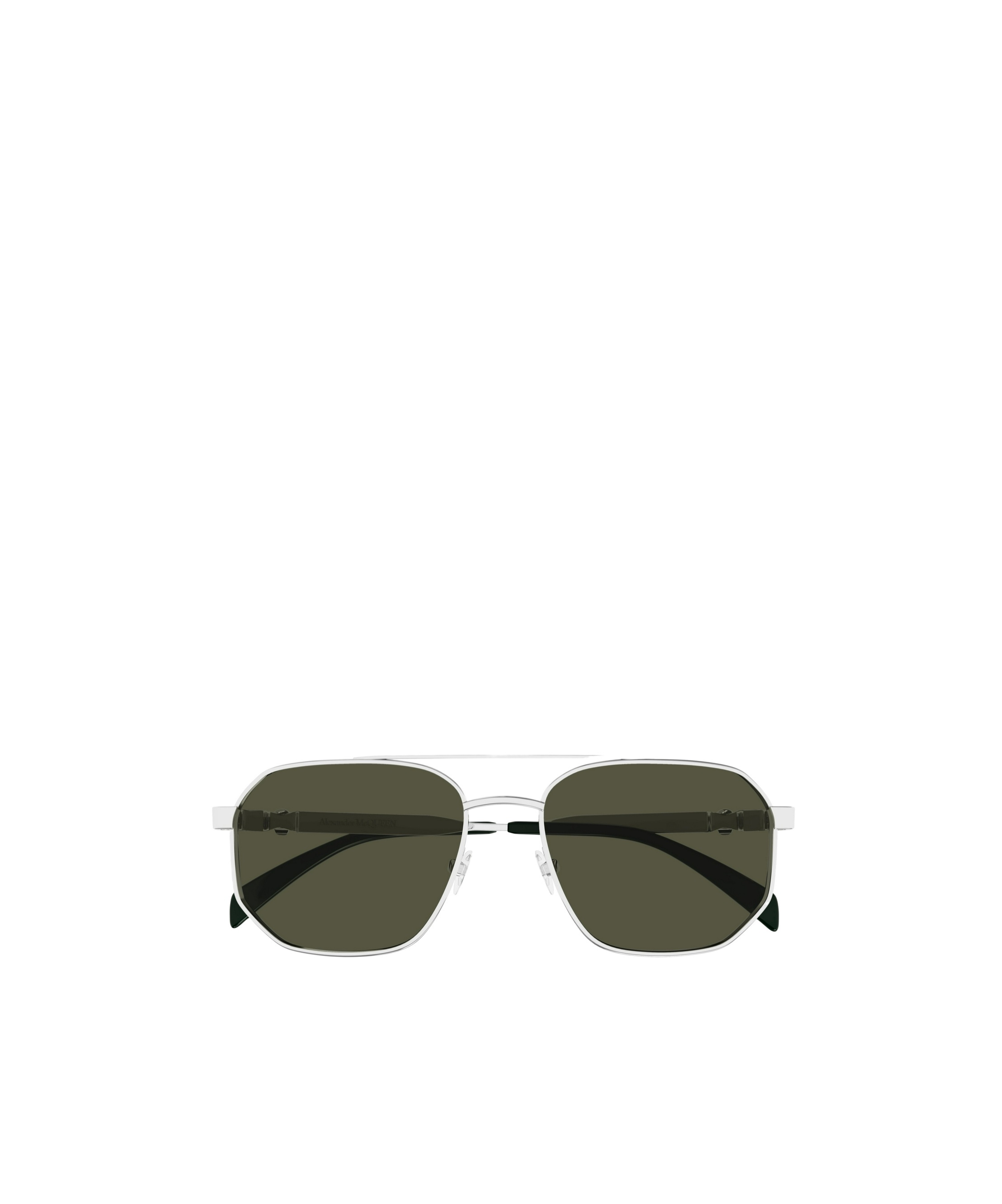Alexander Mcqueen Eyewear Square Frame Sunglasses In Green